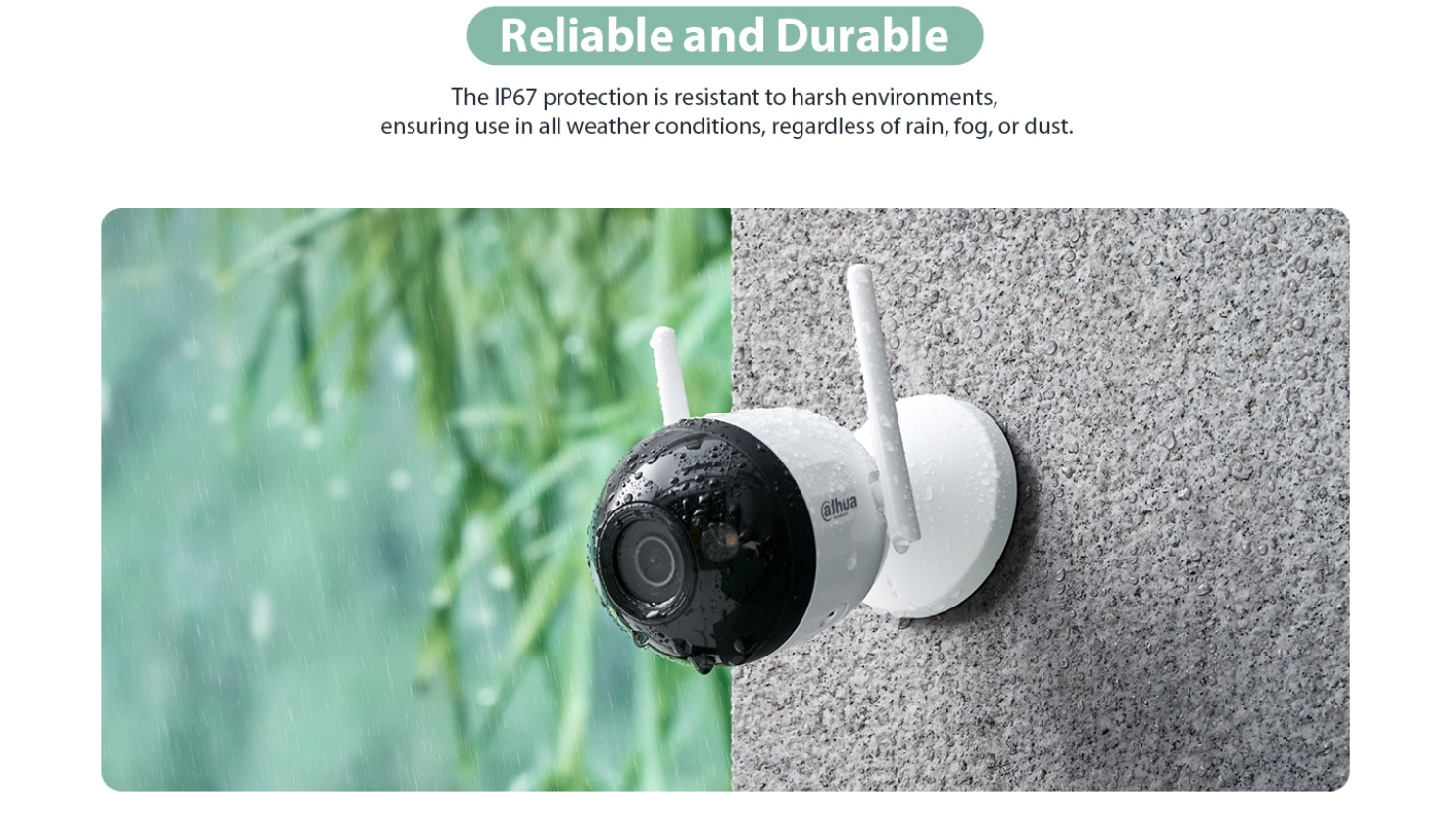 2MP Fixed-focal Wi-Fi Bullet Network Camera / DH-F2C-LED